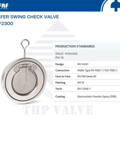 giới thiệu van một chiều lá lật wafer dạng treo faf 2300