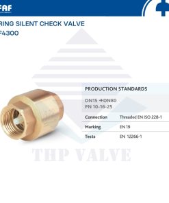 giới thiệu van một chiều lò xo nối ren faf 4300
