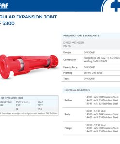 Khớp nối giãn nở mở rộng góc FAF 5300