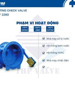 ứng dụng van một chiều đối trọng faf 2280