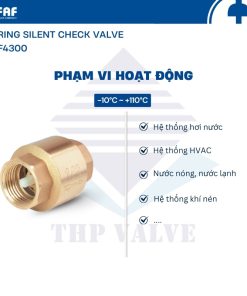 ứng dụng van một chiều lò xo nối ren faf 4300