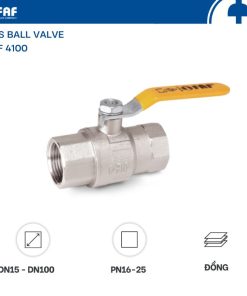 Van bi đồng nối ren khí gas FAF 4100