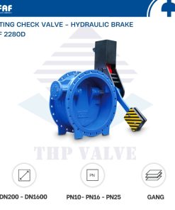 van một chiều đối trọng có phanh thủy lực faf 2280d