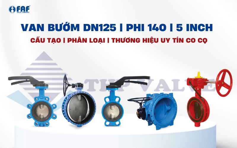 van bướm dn125 phi 140 5 inch