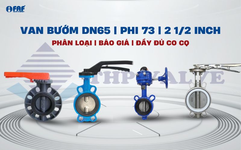 van bướm dn65 phi 73