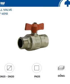 Giới thiệu van bi đồng ren trong ren ngoài FAF 4010