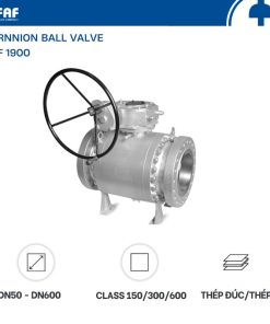 Van bi nối bích dạng Trunnion FAF 1900