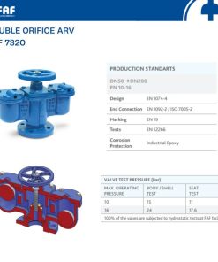 Giới thiệu van xả khí cầu đôi FAF 7320