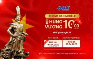 thông báo lịch nghỉ lễ Giỗ Tổ Hùng Vương