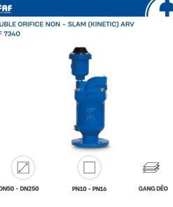 Van xả khí động năng kép FAF 7340