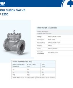 Giới thiệu van một chiều lá lật thép FAF 2255