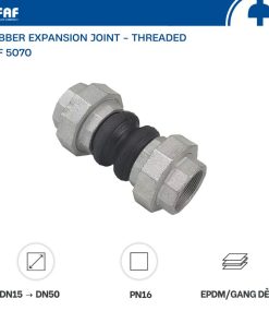 Khớp nối cao su cầu đôi nối ren FAF 5070