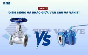 van cầu và van bi