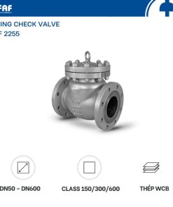 Van một chiều lá lật thép FAF 2255