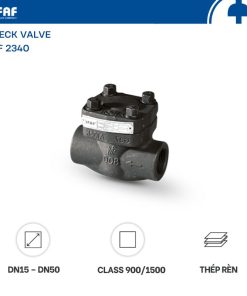 Van một chiều lá lật thép rèn FAF 2340