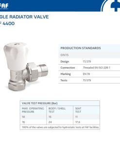 Van tản nhiệt góc FAF 4400 là gì?