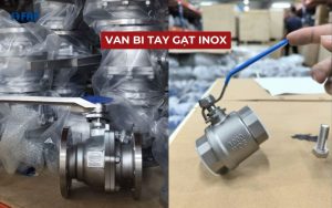 van bi tay gạt inox