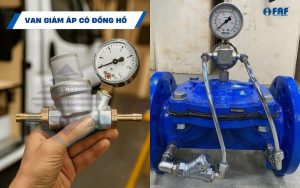 van giảm áp có đồng hồ